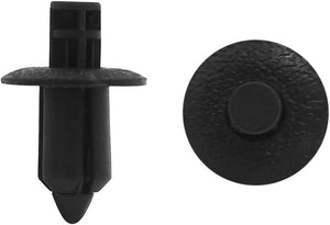 20 Pcs 8mm Hole Dia 17mm Head Plastic Rivets Fastener Push Clip for Car
