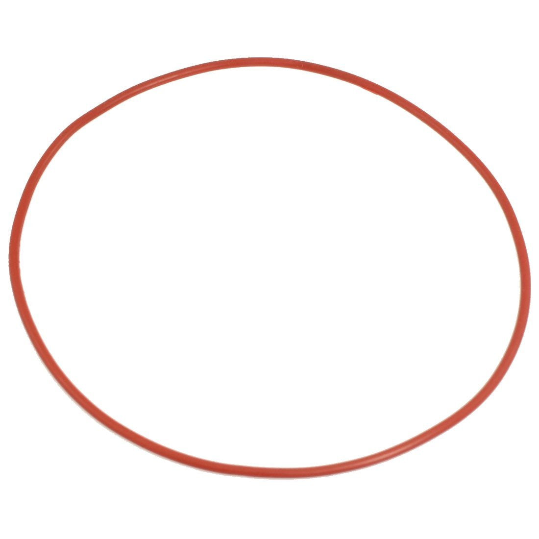 139mm x 145mm x 3mm Brick Red Industrial Silicone O Ring Seal Washer