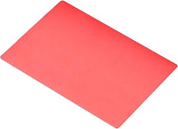 Blank Metal Business Card 100x60x0.6mm Anodized Aluminum Plate for DIY Laser Printing Red