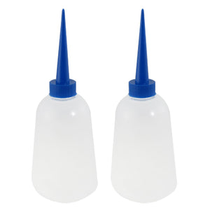 2 Pcs 250ML Plastic Alcohol Chemical Reagent Dispenser Bottle