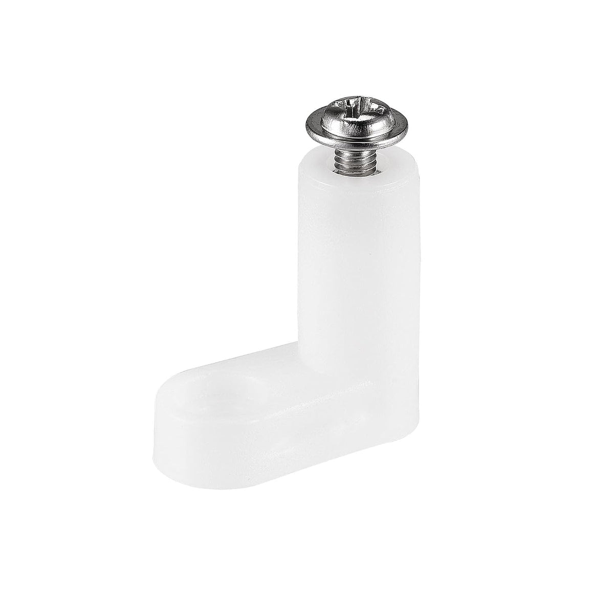 20Pcs Circuit Board PCB Spacers L Shape Insulated Plastic Fixed Mounting Feet White 0.8'' Supporting Height with M3 Screw
