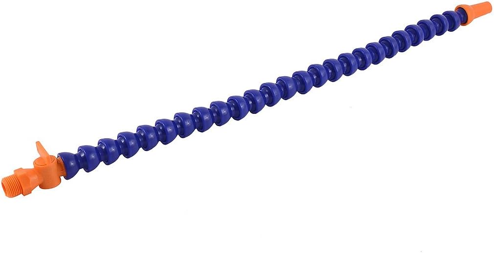 Round Nozzle 3/8BSP Thread Flexible Water Oil Coolant Pipe Hose Tube