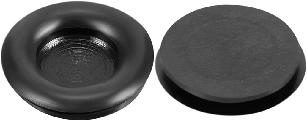 Wire Protector Oil Resistant Rubber Grommets 16mm Mounting Dia 30Pcs Black