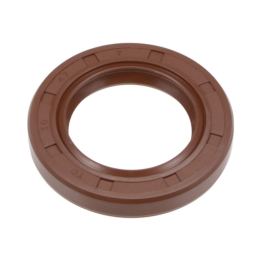 Oil Seal 30mm Inner Dia 47mm OD 7mm Thick Fluorine Rubber Double Lip Seals