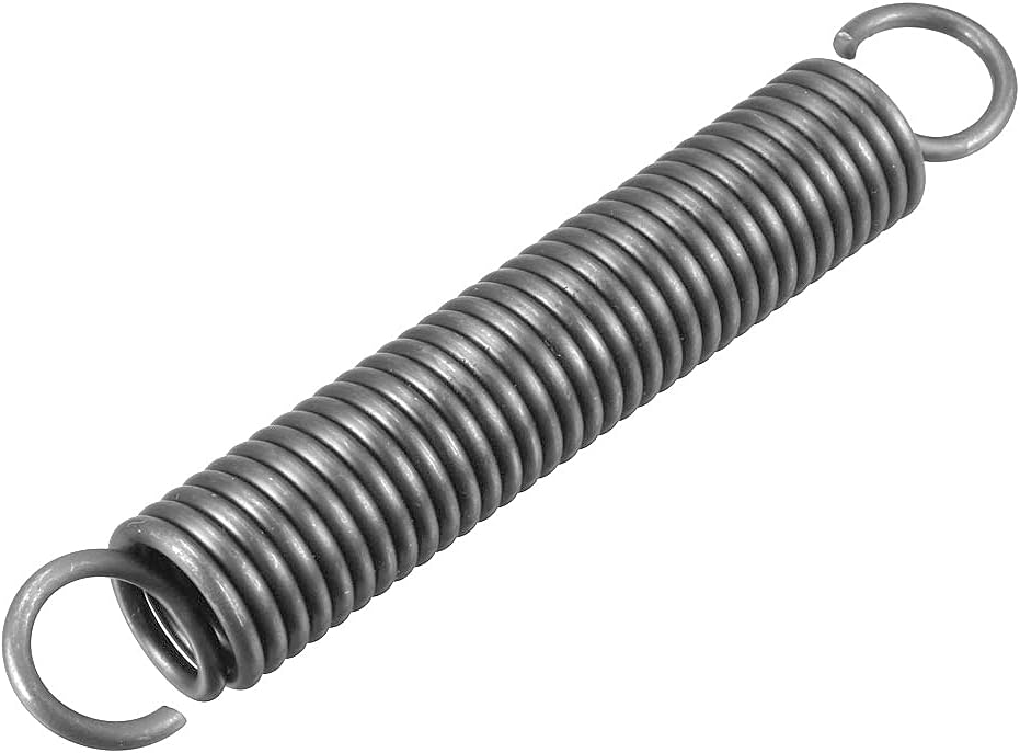 Extension Spring - 2.5mm Wire Dia , 18mm OD , 120mm Free Length Spring Steel Small Dual Hook Tension Spring
