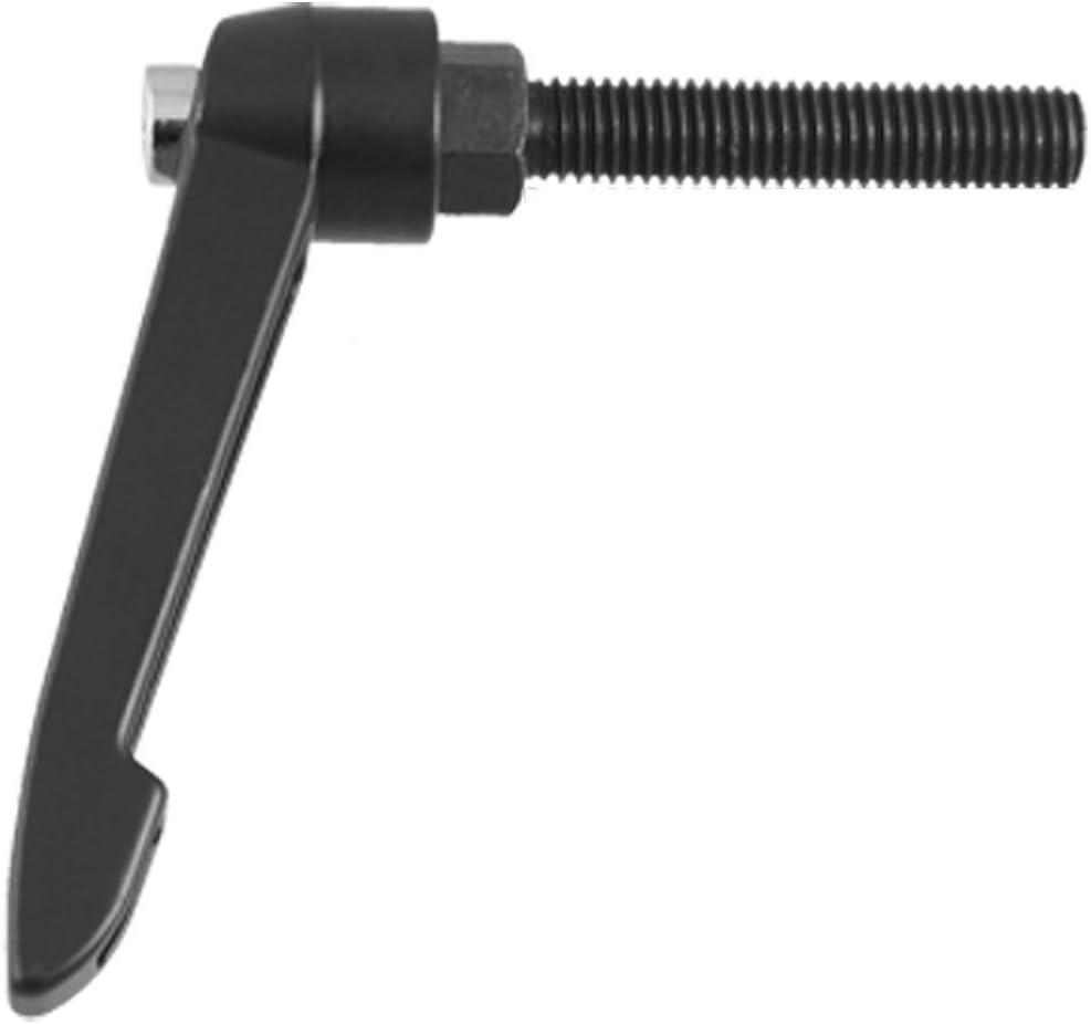 Spring Loaded M10 x 50mm Adjustable Clamping Handle Blk