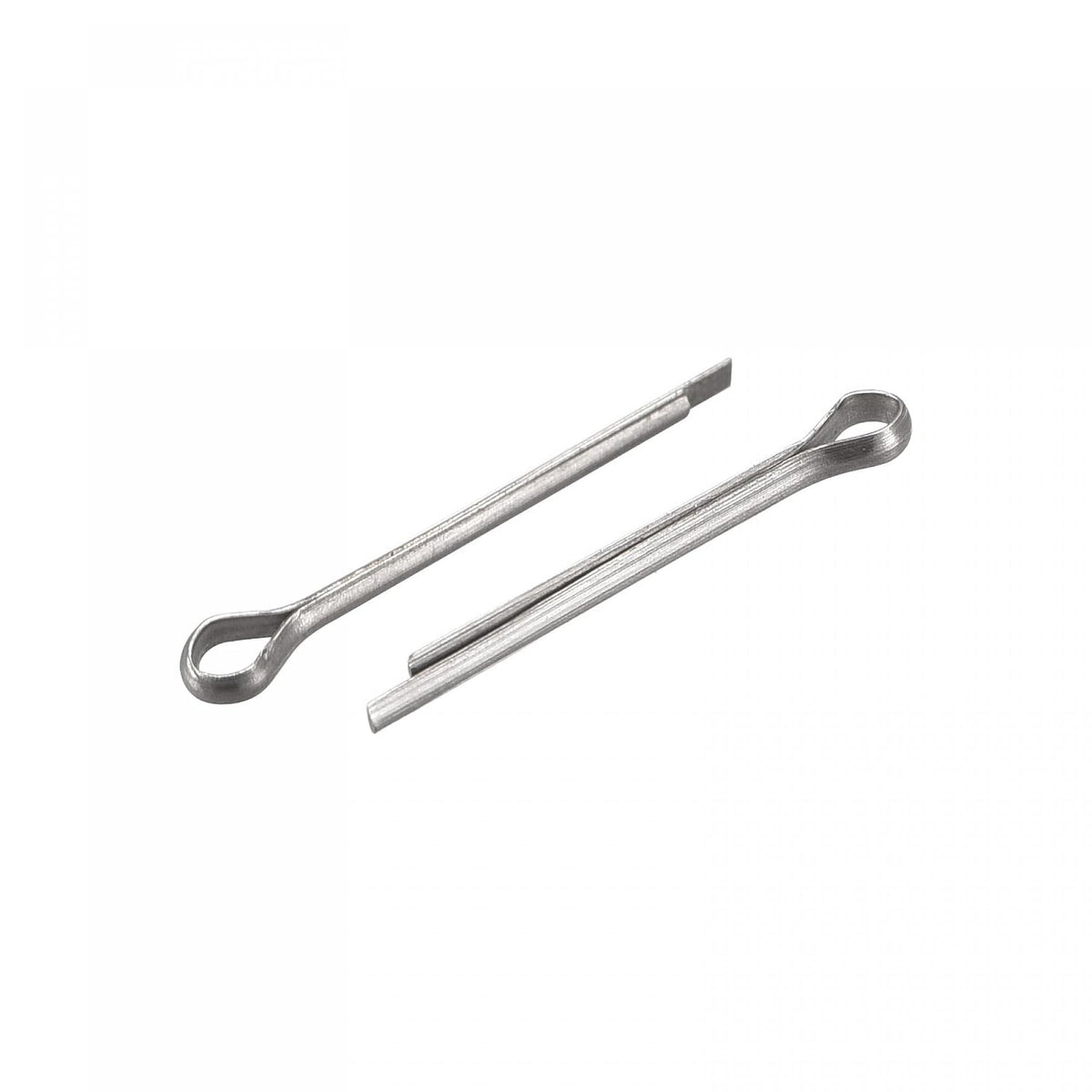 Split Cotter Pin, 1.5mm x 16mm Stainless Steel Clip Fastener Fitting for Automotive, Mechanics, Silver Tone, 30Pcs