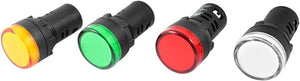 AC 110V LED Indicator Pilot Signal Lamp 22mm 4 Pcs Four Color Light