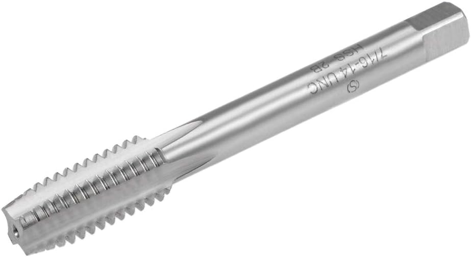 Machine Tap 7/16-14 UNC Thread 2B Class 4 Flutes High Speed Steel Screw Threading Tap Tapping Tool