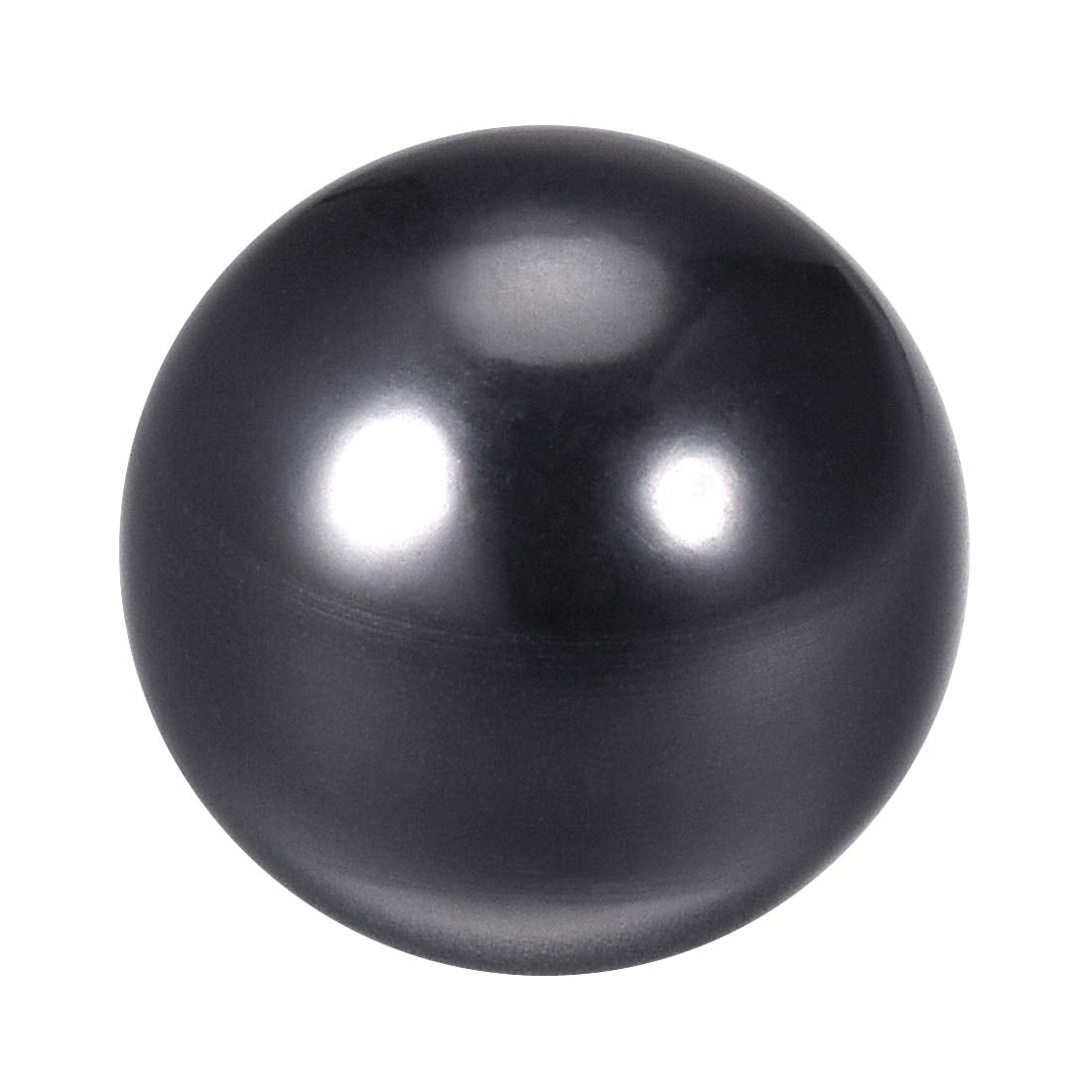 Thermoset Ball Knob M8 Female Threaded Machine Handle 30mm Diameter Smooth Rim Black