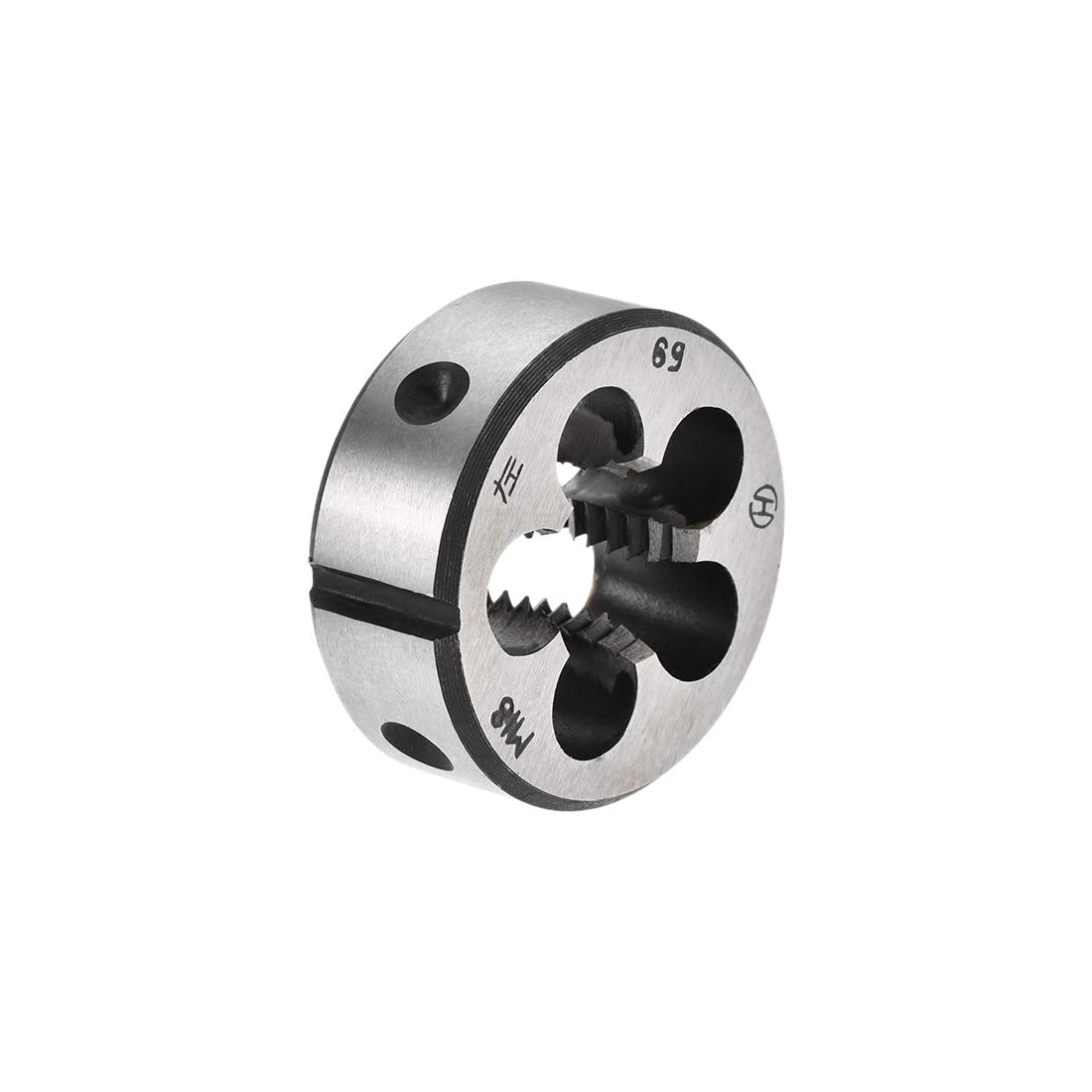 M18 X 2.5 Metric Round Die, Machine Thread Left Hand Threading Die, Alloy Tool Steel Screw Thread Cutting Die