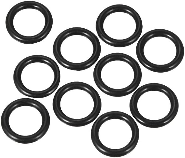 Nitrile Rubber O-Rings 14mm OD 9mm ID 2.5mm Width, Metric Sealing Gasket for Automotive Machine Plumbing, Pack of 10