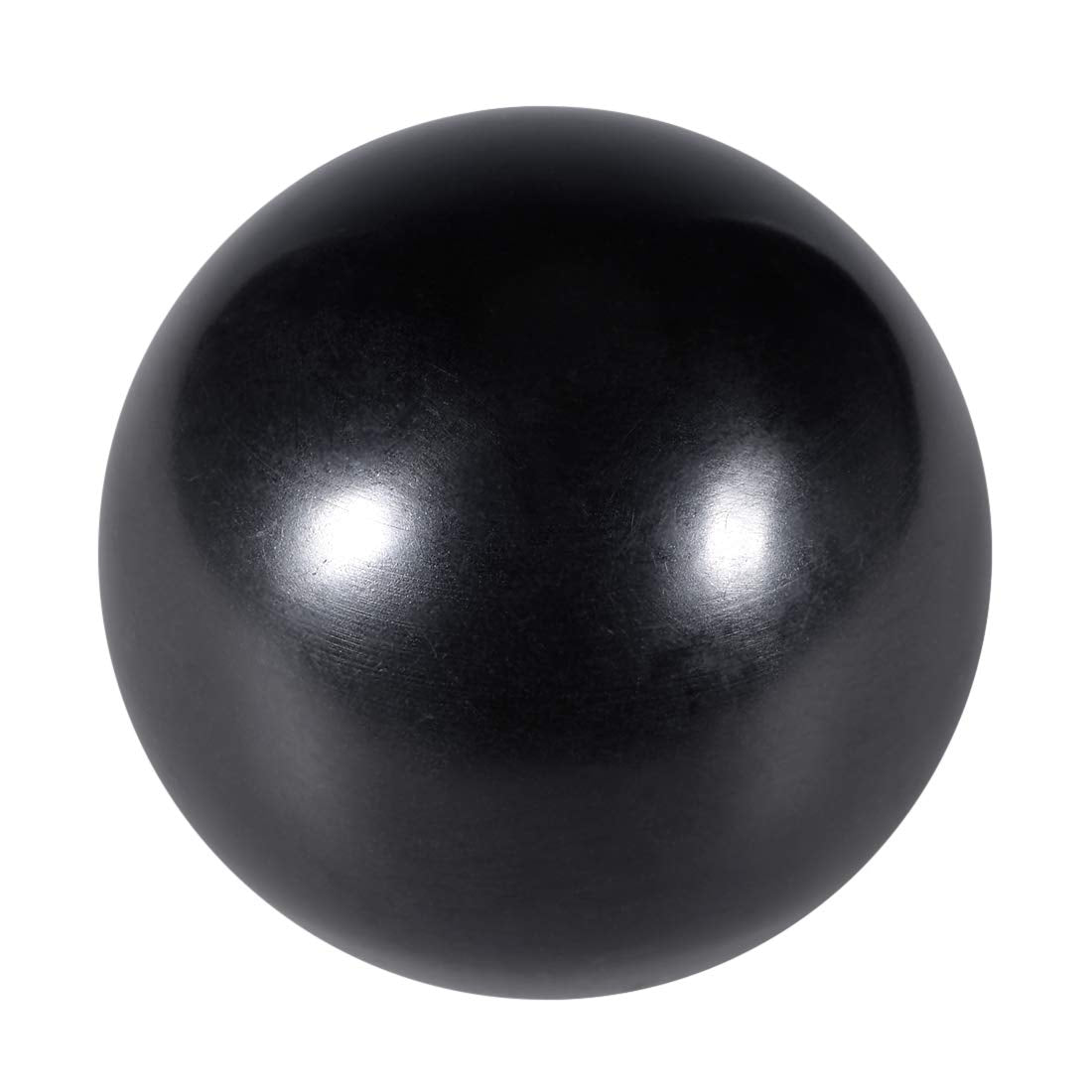 5 Pcs Thermoset Ball Knob M10 Female Thread Machine Handle 40mm Diameter Smooth Rim Black