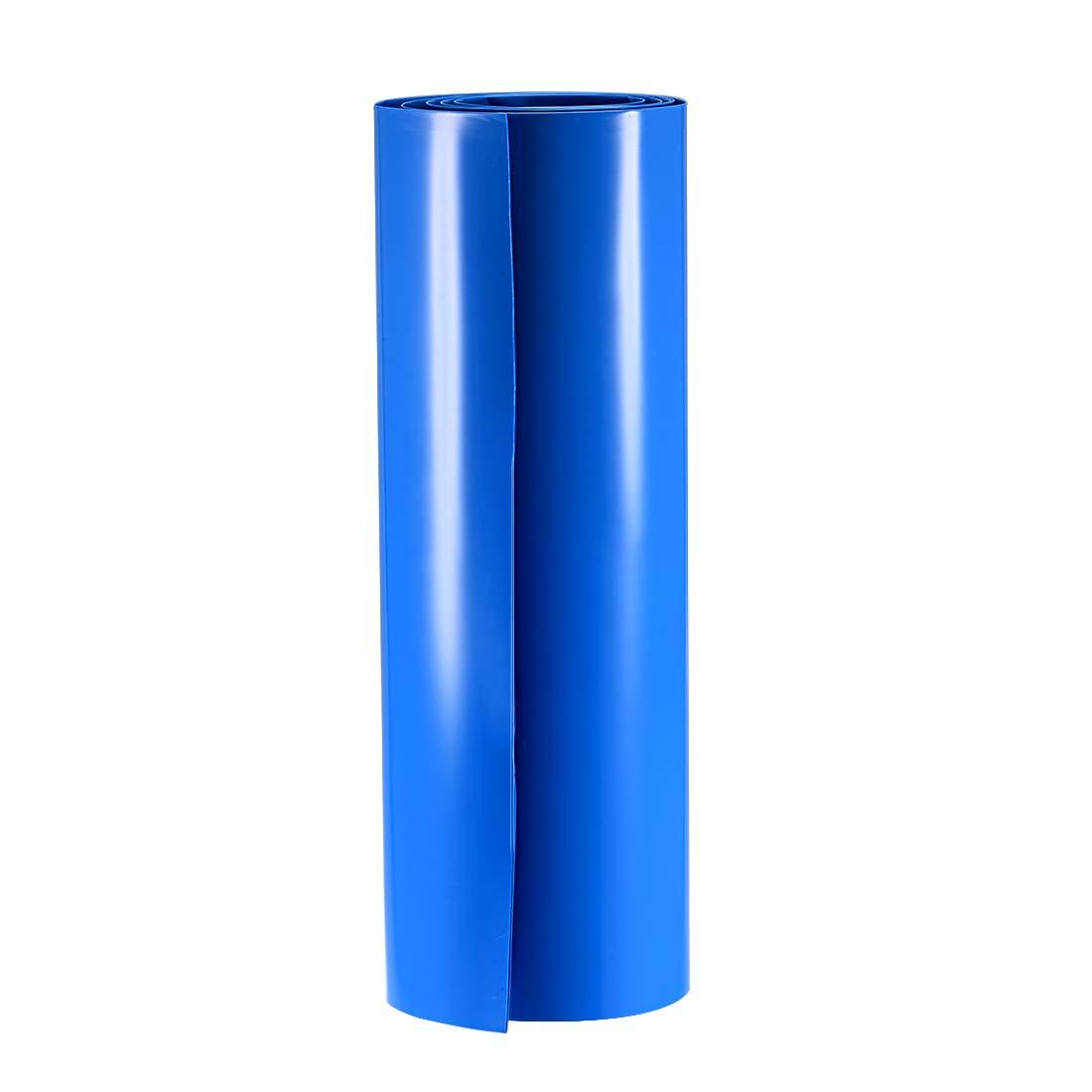 Battery Wrap, 240mm Flat Width 153mm Dia 1m PVC Heat Shrink Tube Wraps for Big Battery Pack Blue