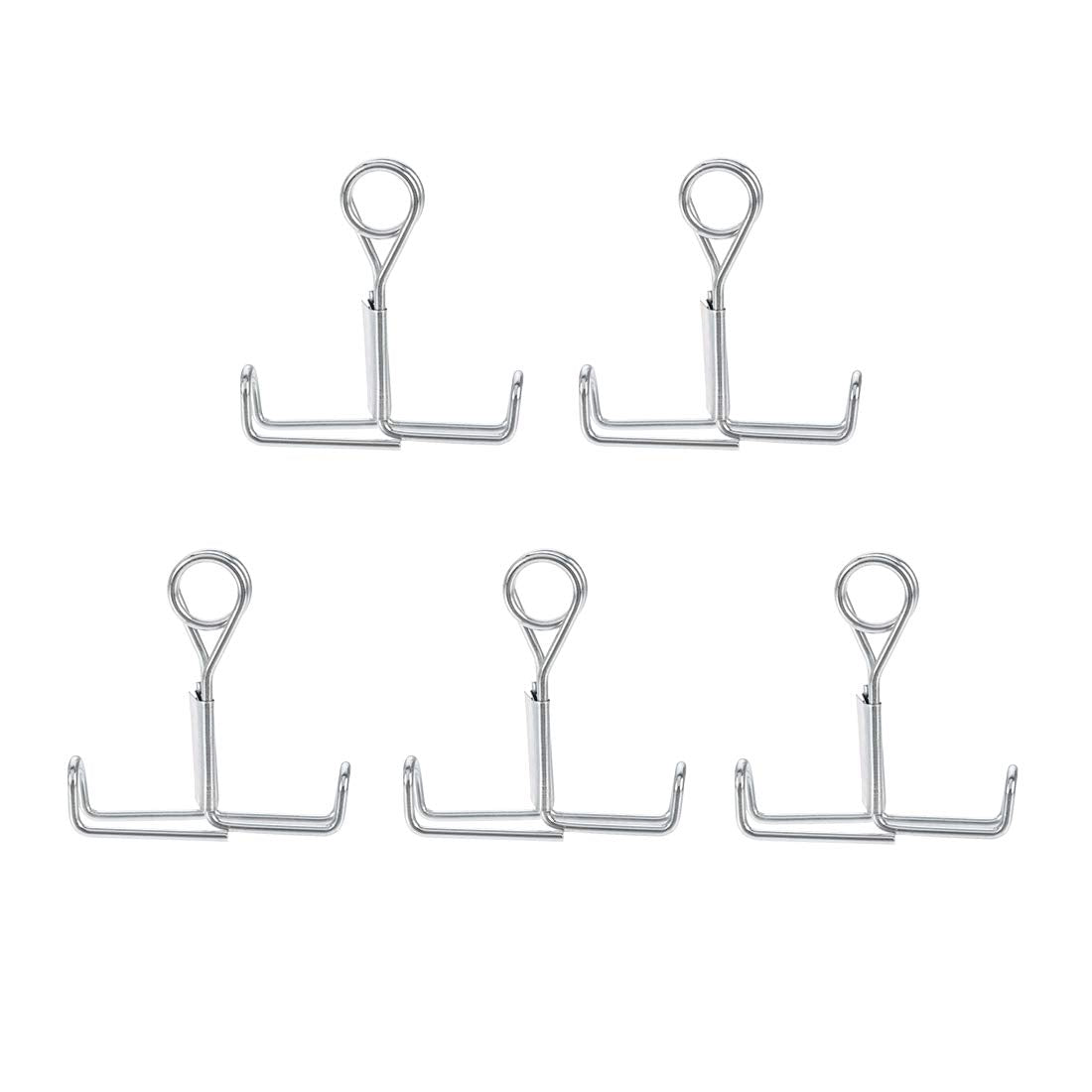 Flow Control Tubing Clamps Flat Jaw Spring Clamp for Lab Flexible Hose 5Pcs