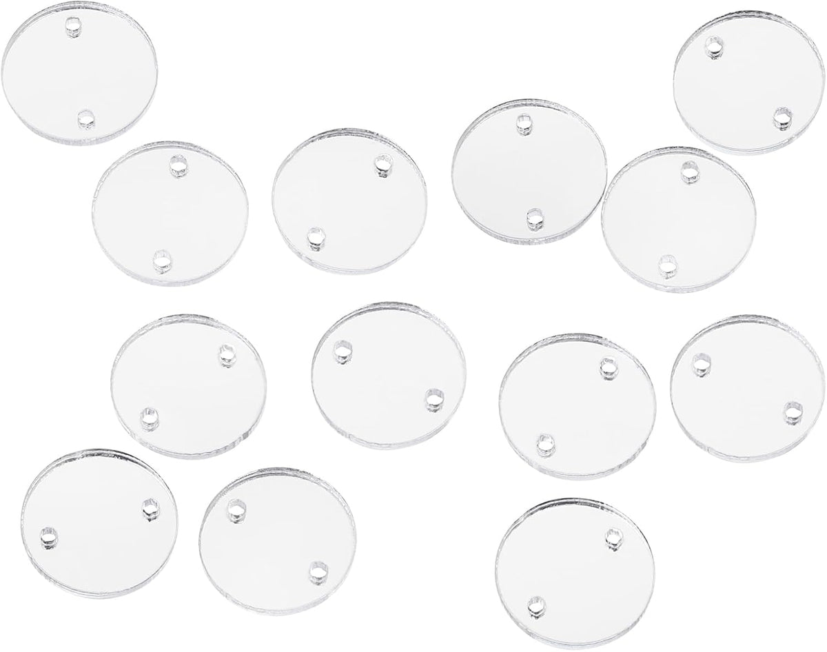 Sew on Mirror, 50pcs Acrylic Flat Back Crystal Mirror DIY Mirrored Rhinestones Beads for Jewelry Crafts Costume Dress Bags Shoes, Silver