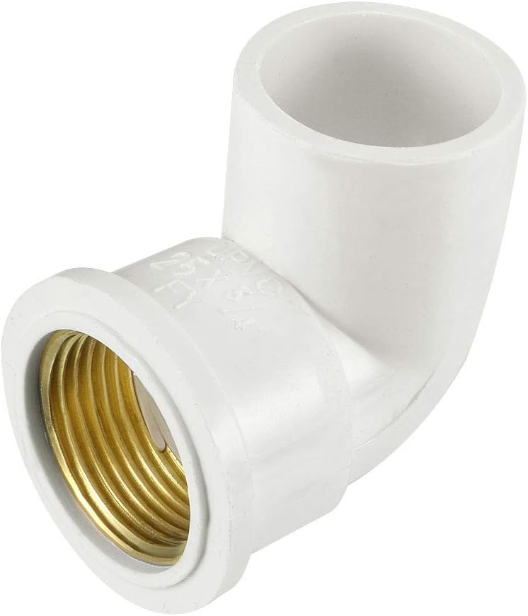 25mm Slip x 3/4PT Female Thread 90 Degree PVC Pipe Fitting Elbow