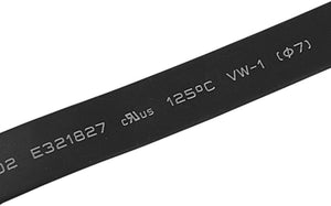 2 Pcs 7mm Dia 2:1 Heat Shrink Tubing Tube Sleeving Wrap Wire 1M 3.3Ft