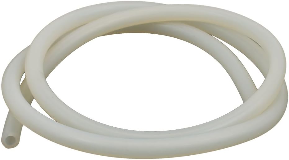 Silicone Tube 4mm ID x 8mm OD 3.3' Flexible Silicone Rubber Tubing Water Air Hose Translucent for Pump Transfer