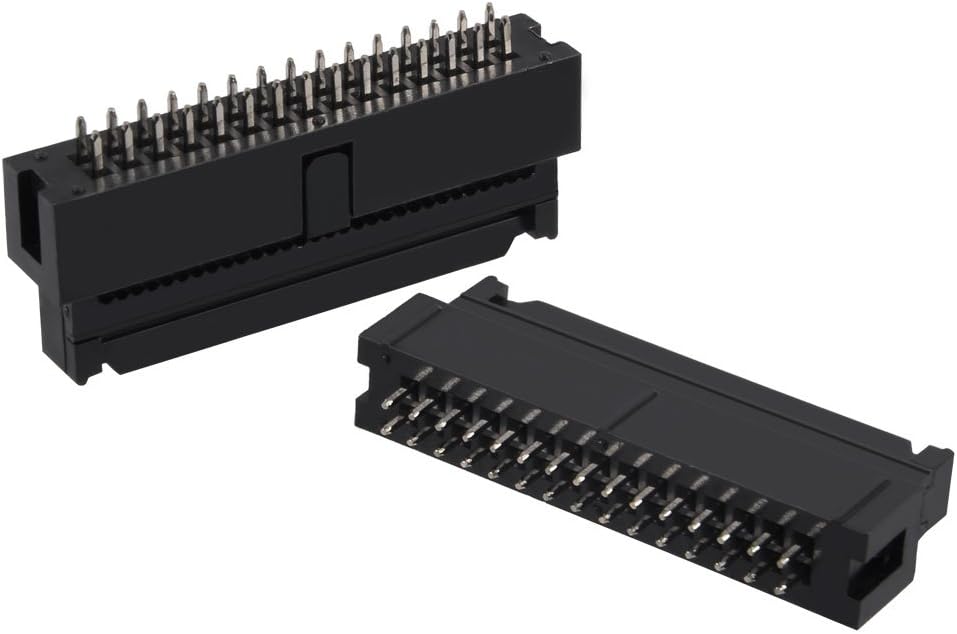 10Pcs 2.54mm Pitch 2x15-Pin Double Row Straight Connector Female Pin Header Strip PCB Board Socket