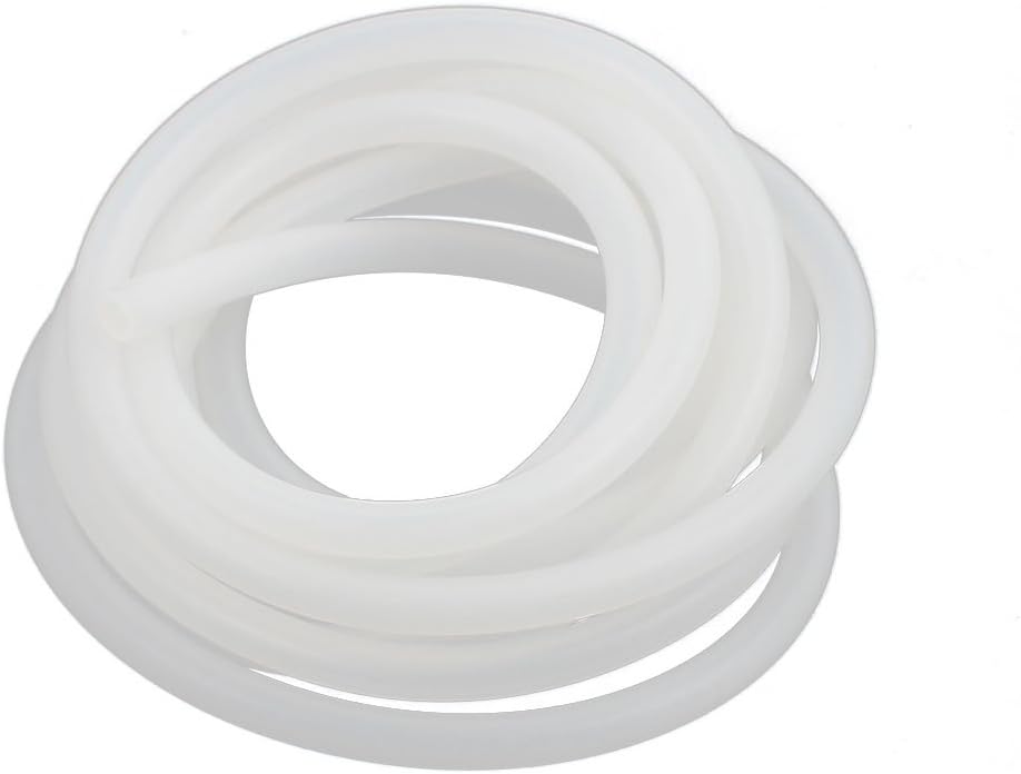 2mm x 5mm High Temperature Resistant Flexible Silicone Tube Hose Pipe 2M Length