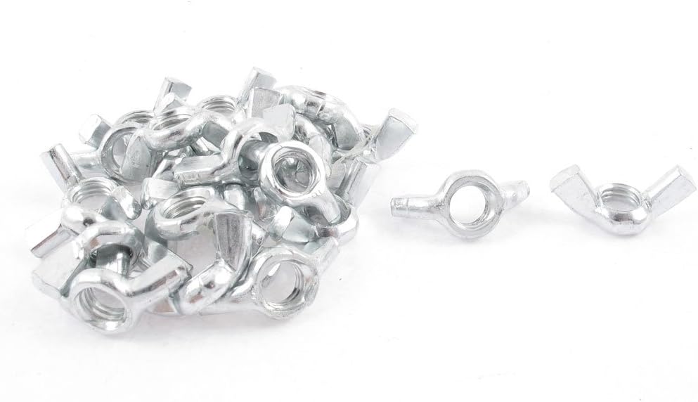 M8 8mm Thread Stainless Steel Wingnut Butterfly Wing Nuts 24pcs