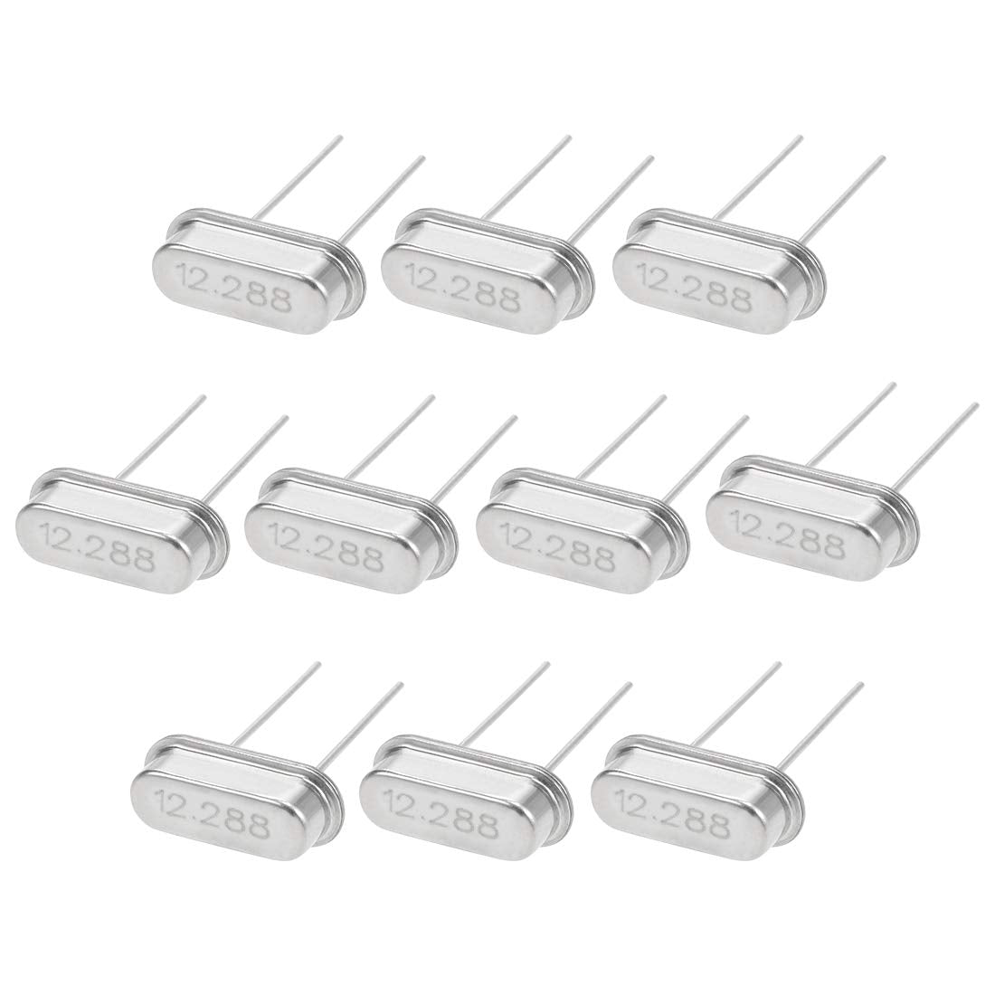 DIP Quartz Crystal Oscillators Resonators 12.288MHz HC-49S Replacements 10 Pcs