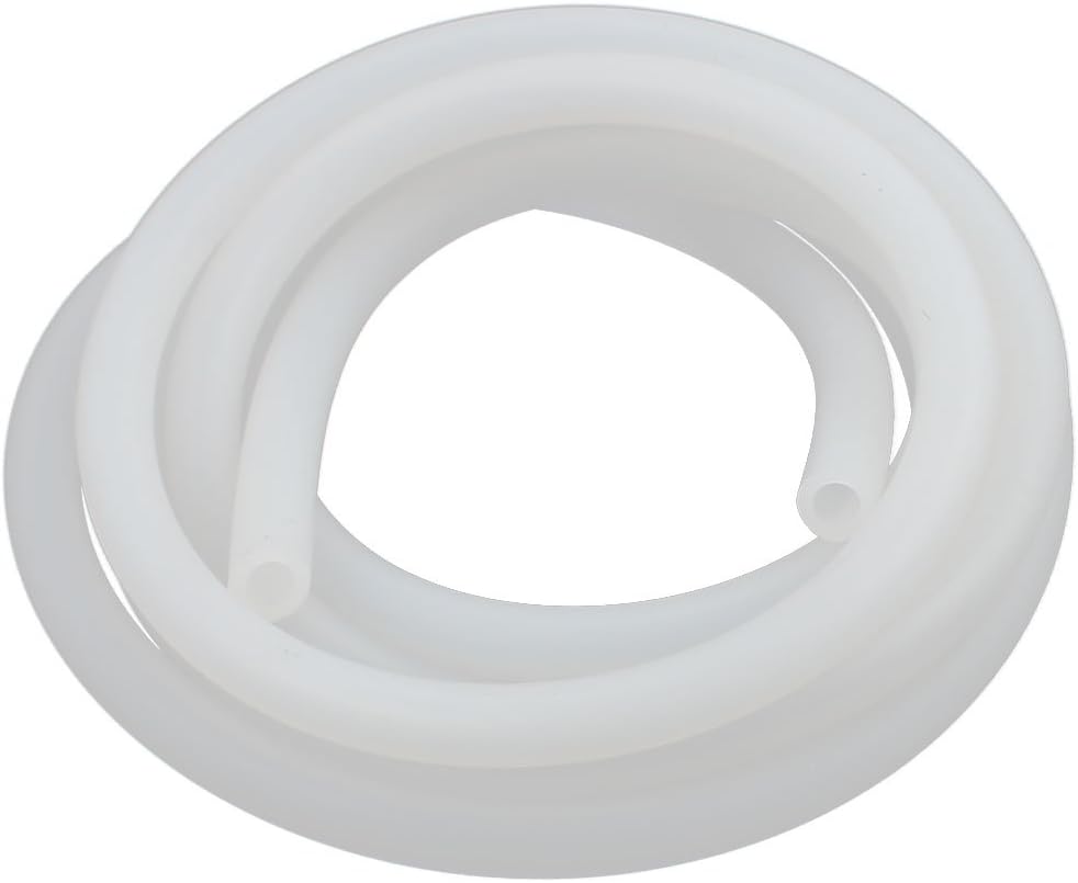 6mm x 10mm High Temperature Resistant Flexible Silicone Tube Hose Pipe 2M Length