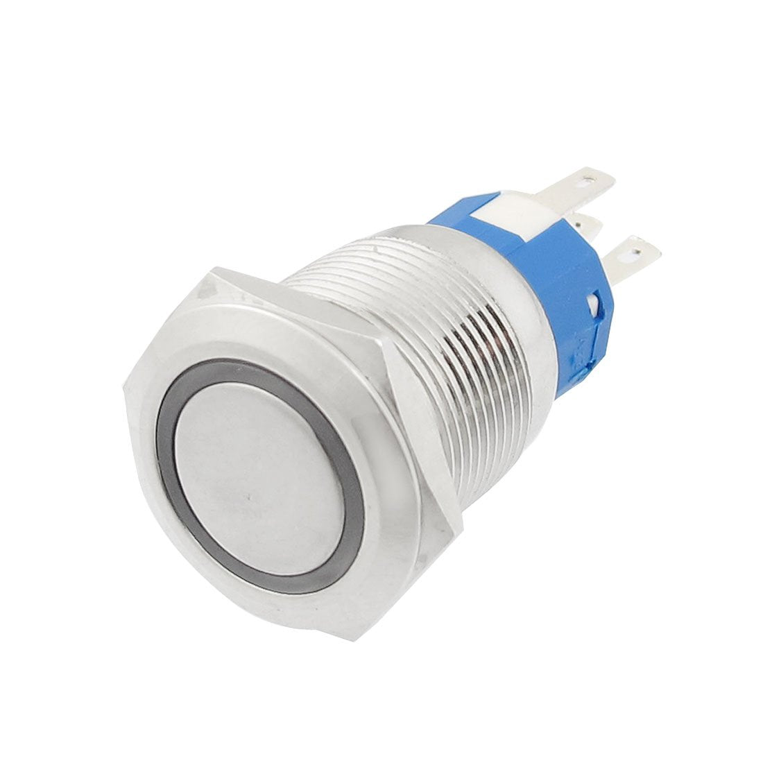a13010200ux0062 Ring LED Light Momentary Push Button Switch 1NO 1NC, 19 mm, 24V DC, Red