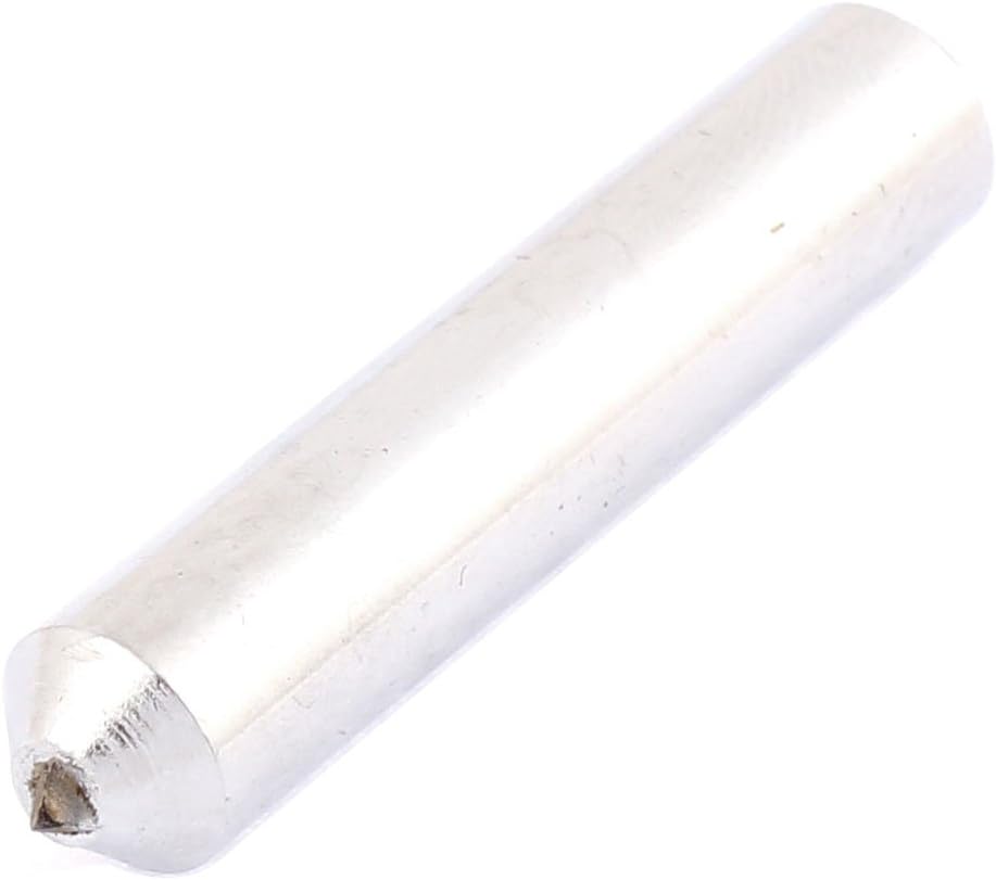 Grinding Wheel Tapered Tip Diamond Dresser Pen 47mm x 10mm Silver Tone