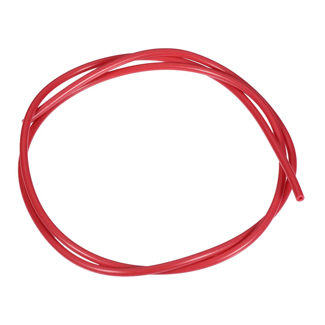 PTFE Tube Fit Filament 1.75 for 3D Printer High Temperature Tubing 3.28Ft 2mmIDx4mmOD Red