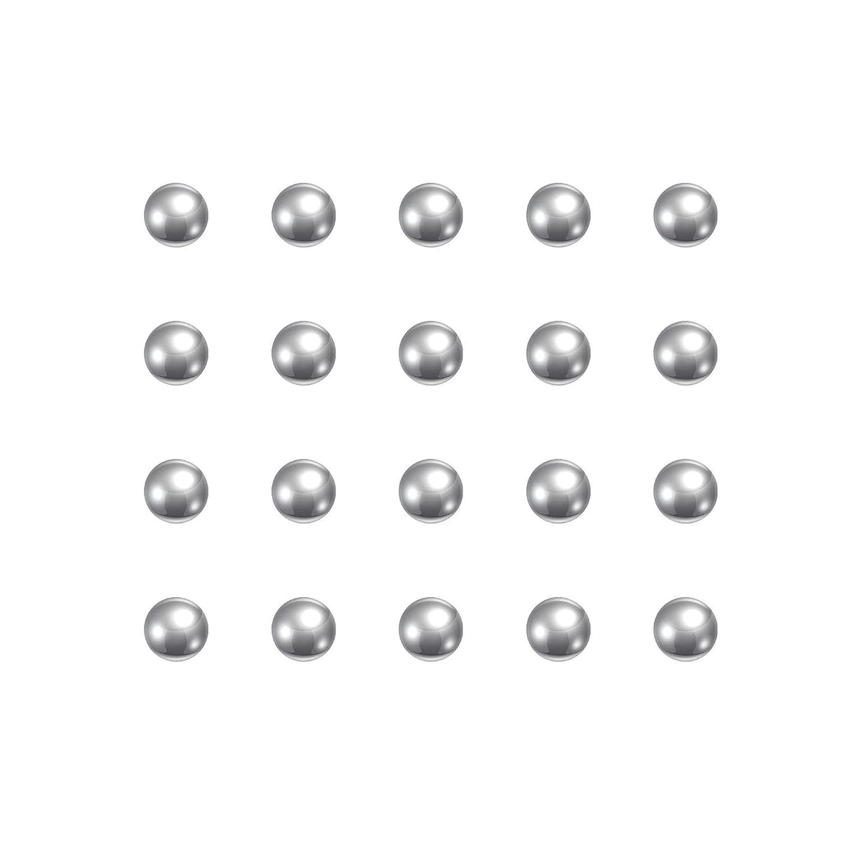 2500pcs 2.8mm Carbon Steel Bearing Balls G1000 Precision