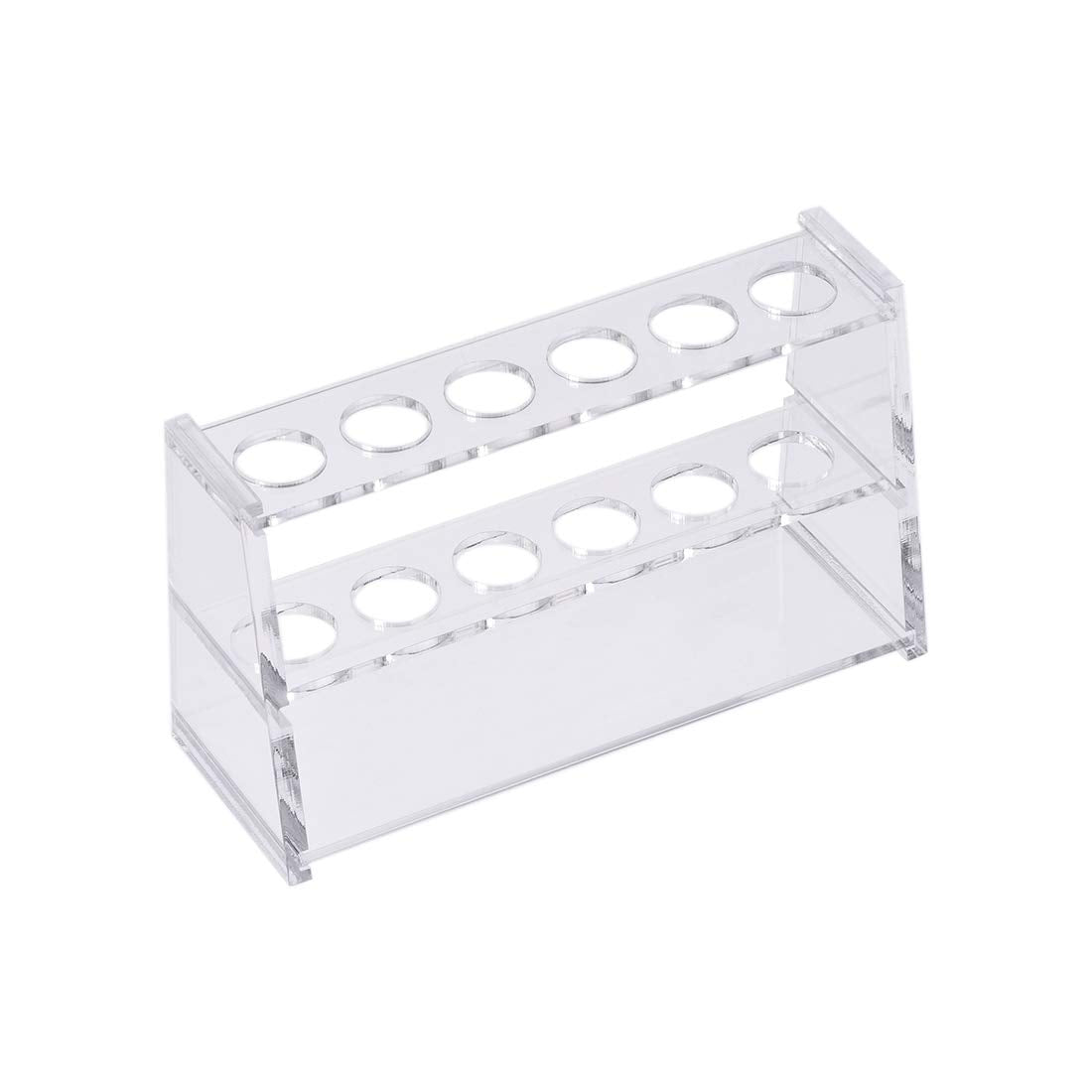 Acrylic Test Tube Holder Rack 6 Wells for 10ml Centrifuge Tubes Clear
