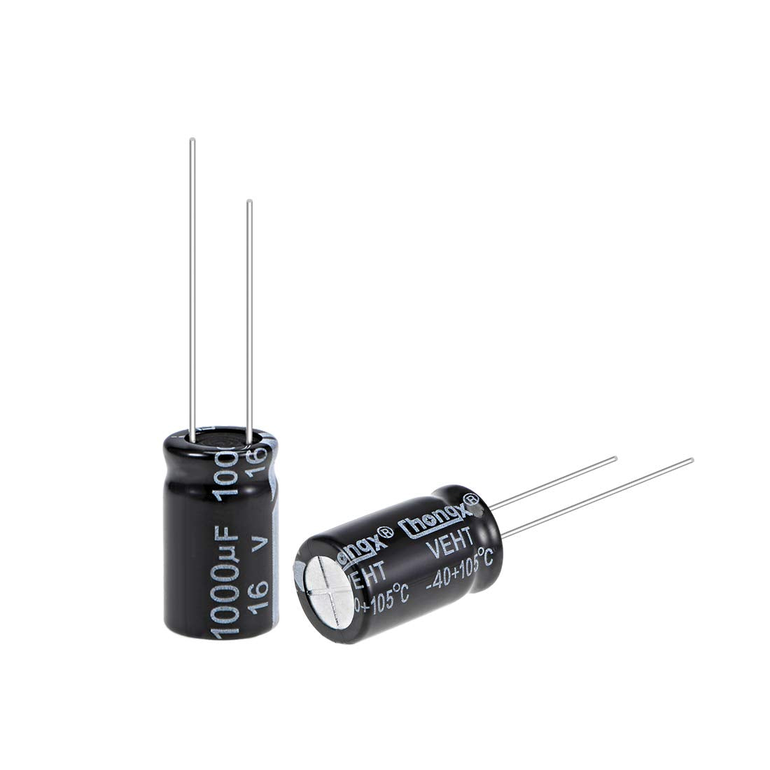 1000uF 16V Capacitor, Aluminum Electrolytic Capacitors 105C High Temp 90pcs