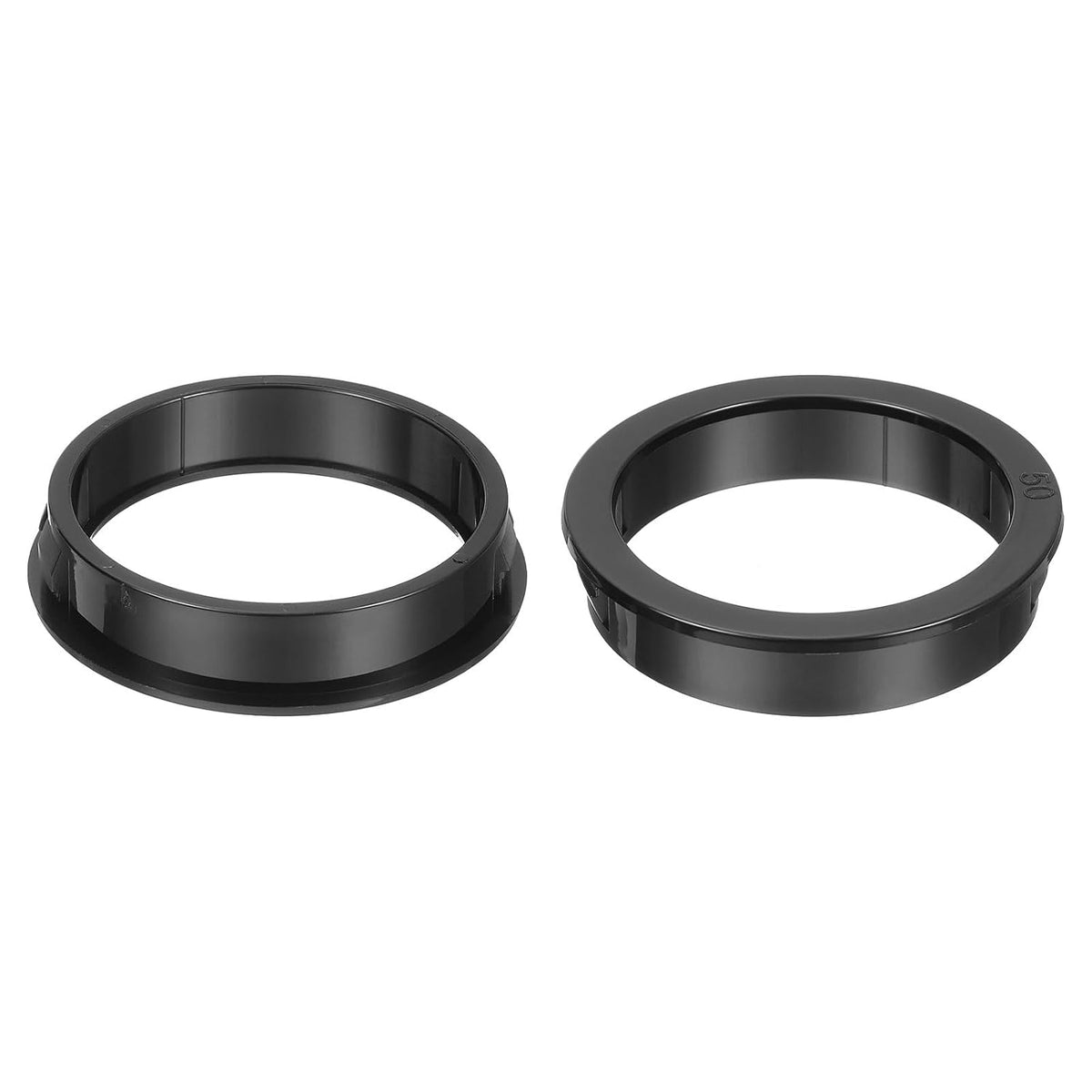 Cable Snap Bushing Grommets, 6Pcs 49mm/1.93" Mounting Dia Nylon Snap Bushing Grommet, Round Snap in Cable Hose Bushing for Various Cables Tubes Wire, Black