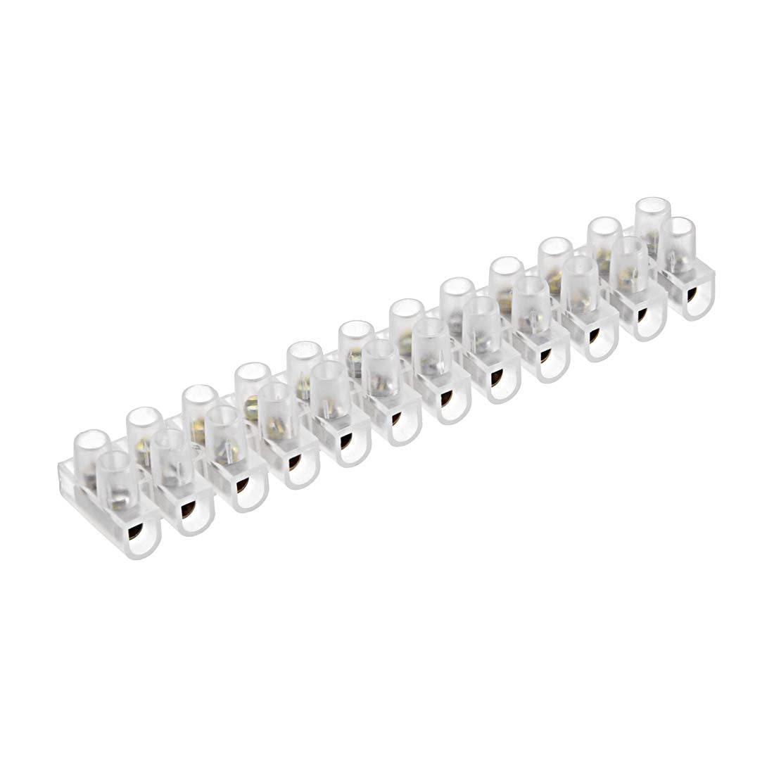 Terminal Strip Screw Terminal Barrier Block 3A 12 Position Dual Row Type U Wire Connector 10pcs