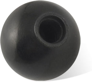 Replacement Black Plastic 35mm Diameter Ball Lever Knob