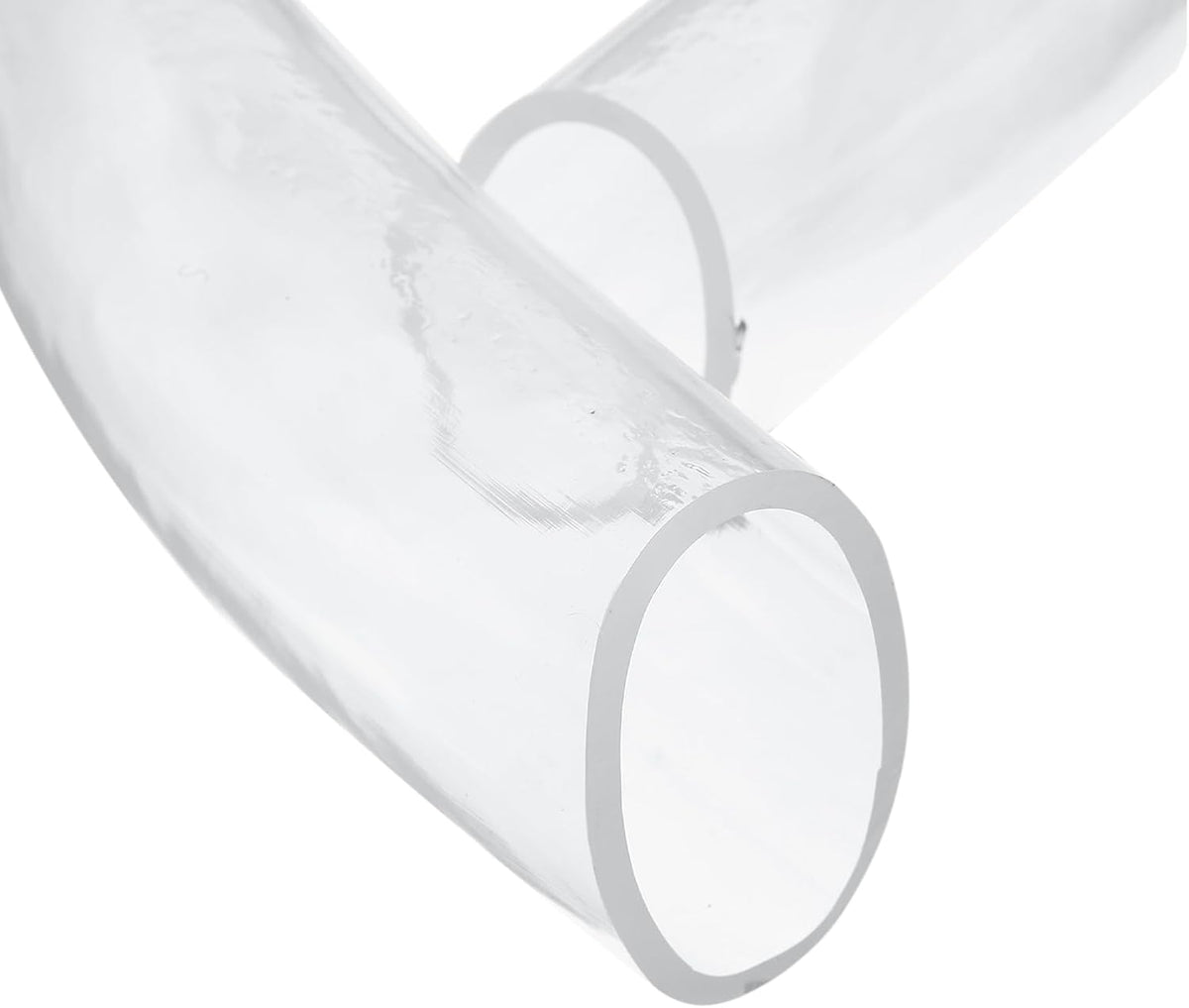 2 Inch Clear PVC Tubing, 50mm ID x 58mm OD - 3ft PVC Tube Lightweight Vinyl Hose, Transparent Flexible Plastic Water Tubing for Air Oil Water Transfer Aquarium Irrigation