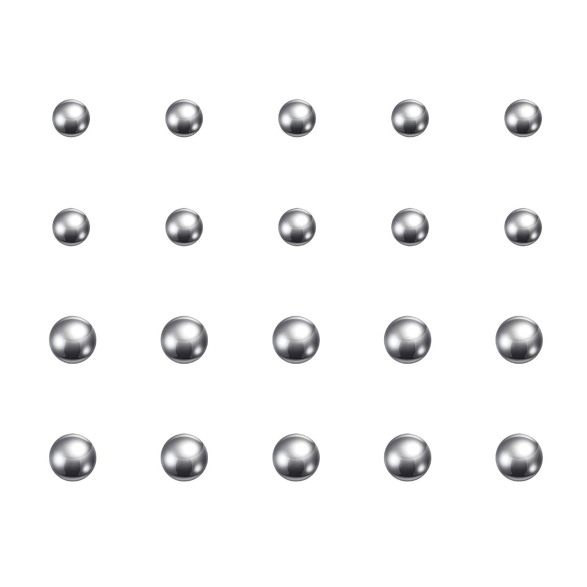 200pcs 1mm, 1.5mm Chrome Steel Bearing Balls G25 Precision
