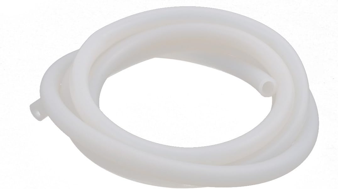 8mm x 12mm Diameter High Temp Resistant Translucent Silicone Tube Hose Pipe 2M Length