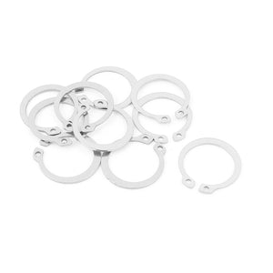 External Circlip Retaining Shaft Snap Clip Rings 25mm 10pcs