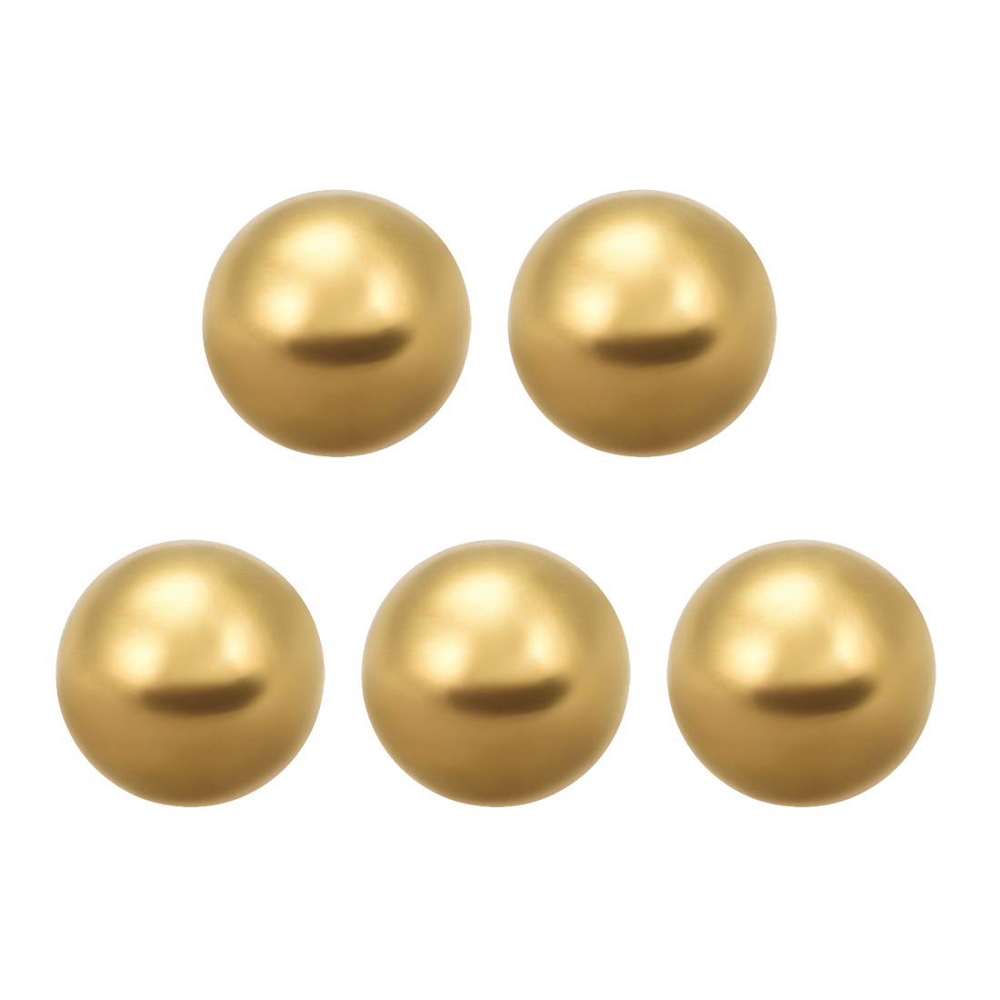 5/8-inch Precision Solid Brass Bearing Balls 5pcs