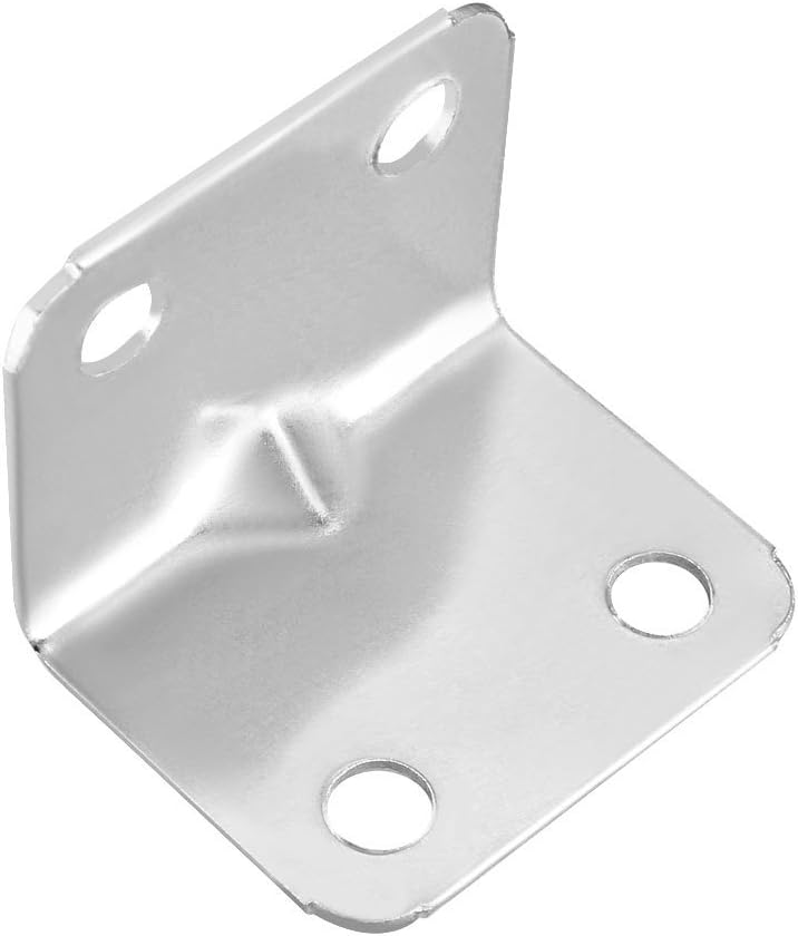 Stainless Steel Shelves Corner Brace 26mmx26mmx32mm, Joint Round End L Shape Angle Corner Fastener Joints Support Bracket, Pack of 5