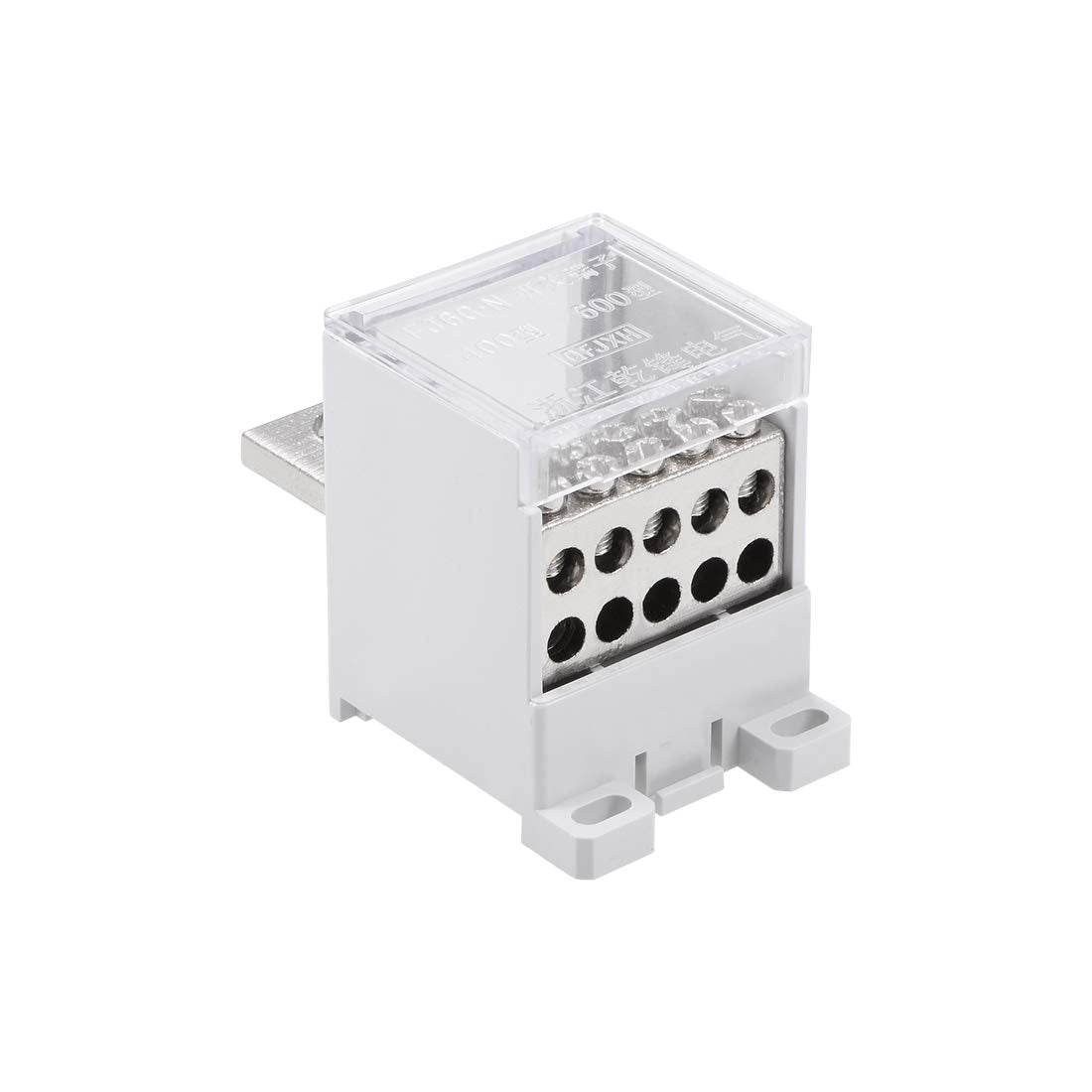 1 in 10 Out DIN Rail Terminal Blocks 690V 400A Max Input Distribution Block for Circuit Breaker