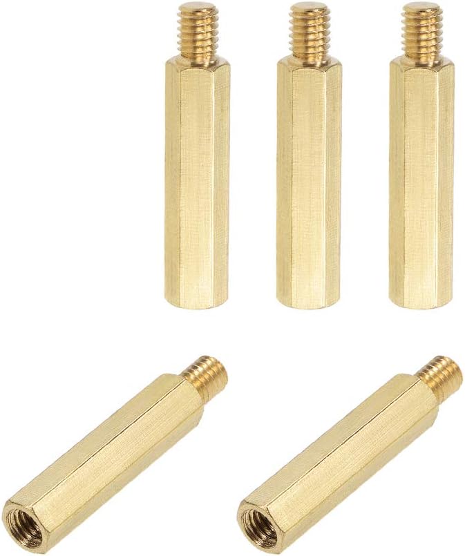 M6x35mm+8mm Male-Female Brass Hex PCB Motherboard Spacer Standoff for FPV Drone Quadcopter, Computer & Circuit Board 5pcs