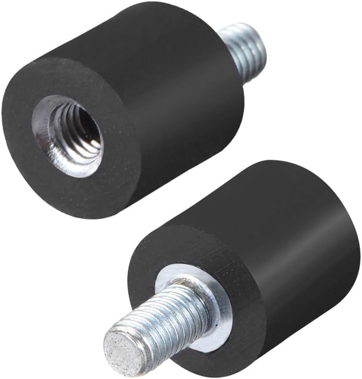 M3 Male Female Rubber Mounts, Shock Absorber, for Motor Generator Compressor Garage Reverse Osmosis Pump Impact Air Generator Car Bobbins, D8mmxH8mm 4pcs