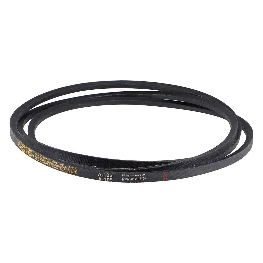 A105 Drive V-Belts 105" Pitch Length 13mm Width 8mm Thick JIS Standard A-Section Rubber Drive Transmission Belt