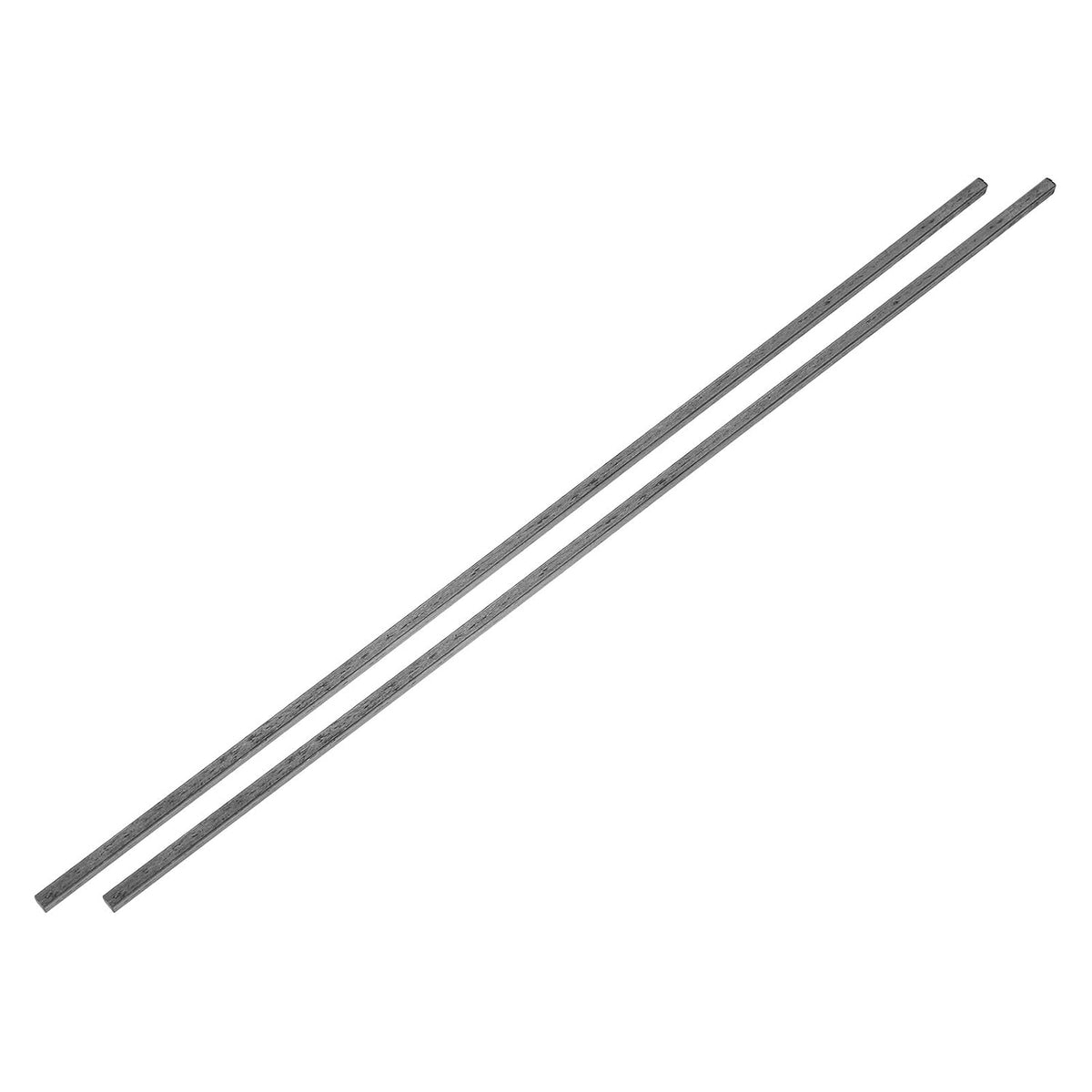 2Pcs Square Steel Bar Stock, 11/64"x11/64"x12"(4mmx4mmx305mm) A36 Square Steel Rod Bars Precision Key Stock for Keyways Structural Support Industrial Machinery DIY Craft
