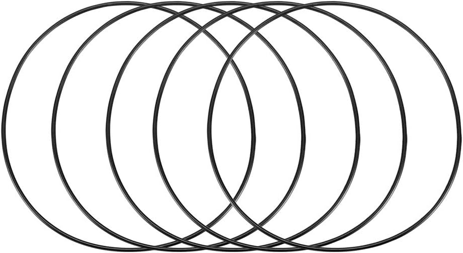 Nitrile Rubber O-Rings 105mm OD 101mm ID 2mm Width, Metric Sealing Gasket, Pack of 5