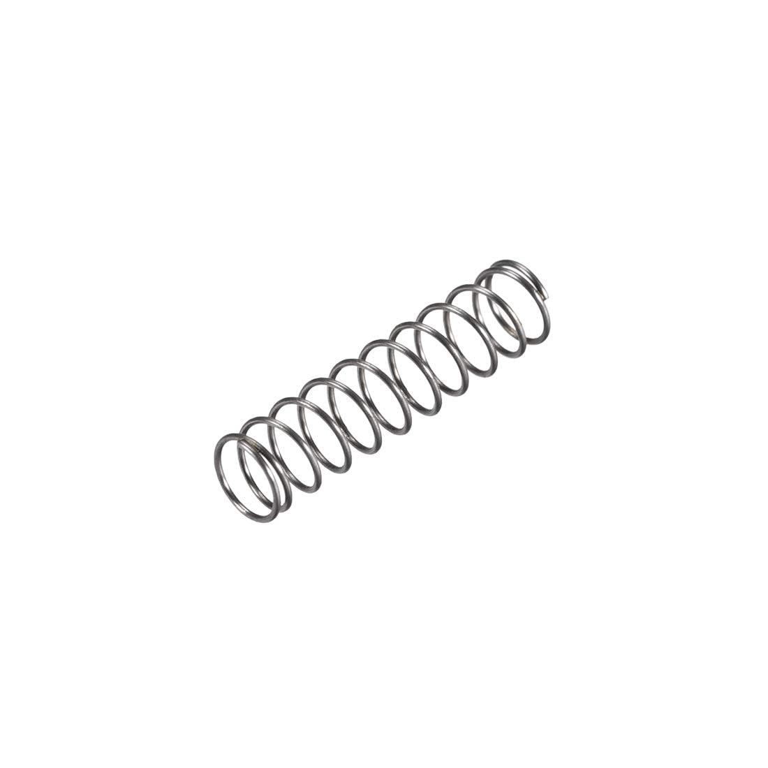 Compression Spring,6mm OD, 0.5mm Wire Size, 13.75mm Compressed Length, 25mm Free Length,8N Load Capacity,Gray,20pcs